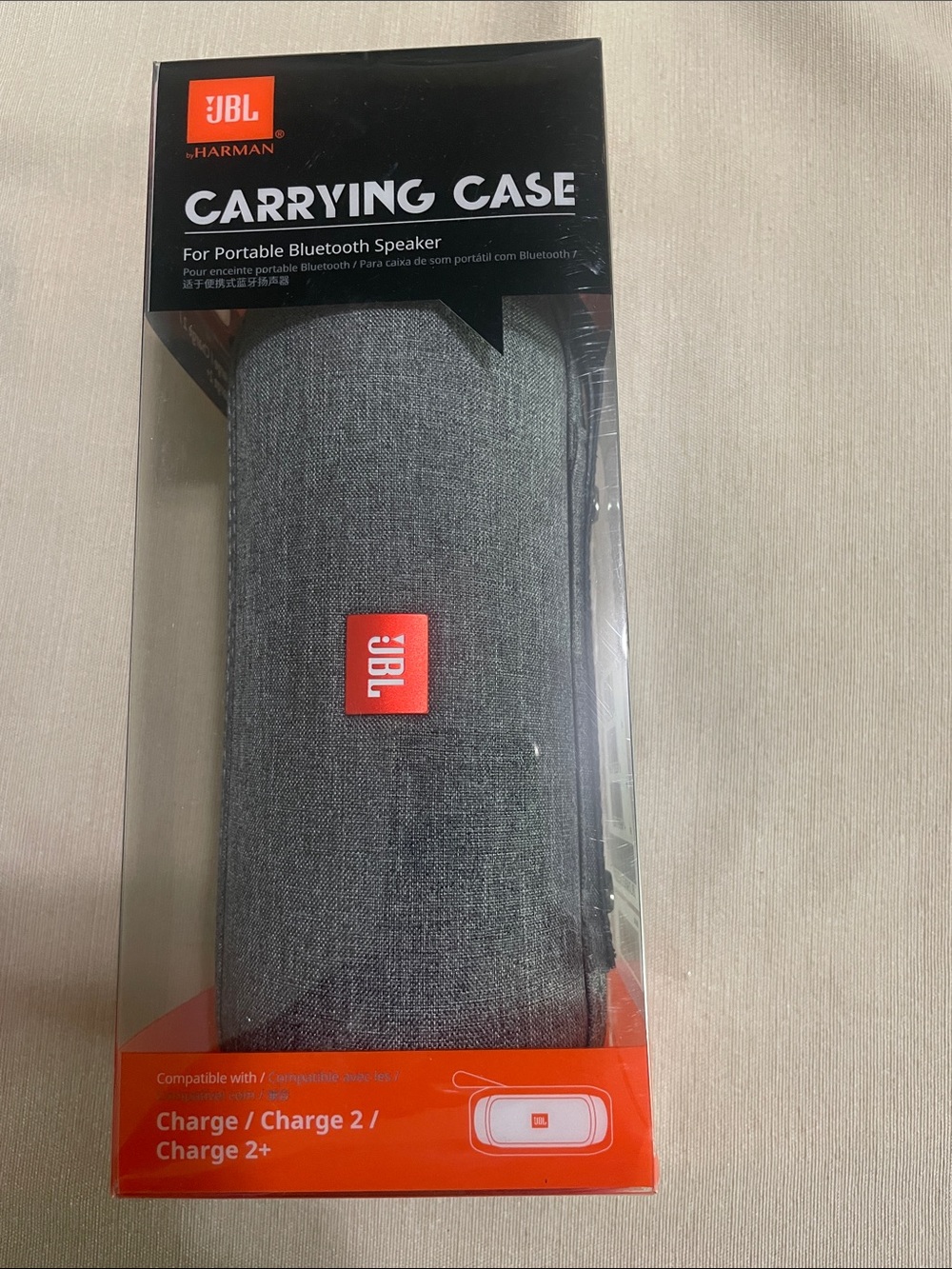 JBL Gray Fabric Carrying Case for Charge Series Speakers
